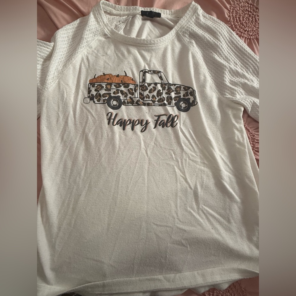 Happy Fall Women’s Shirt - White